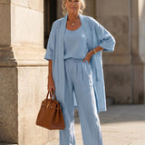 Three-Piece Relaxed Pant Set