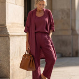 Three-Piece Relaxed Pant Set
