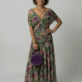 Off-Shoulder Midi Dress