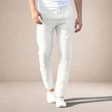 Men's Elastic Waist Regular Fit Trousers