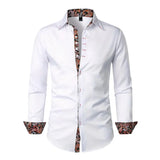 Paisley Accent Button-Up Shirt