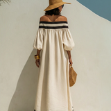 Color-Blocked Maxi Dress