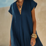 Navy Blue Maxi Dress