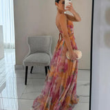Floral Wedding Guest Maxi Dress