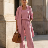 Three-Piece Relaxed Pant Set