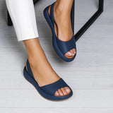 Minimalist Open-Toe Slingback Sandals