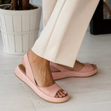 Minimalist Open-Toe Slingback Sandals