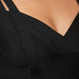 Off-Shoulder Bodycon Midi Dress