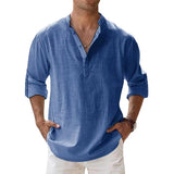 Relaxed Fit Henley Shirt