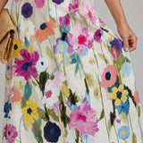 Floral Sleeveless Midi Dress