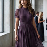 Keyhole Gathered Maxi Dress