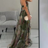 Floral Wedding Guest Maxi Dress
