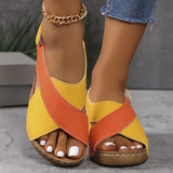Cross-Strap Orthopedic Sandals