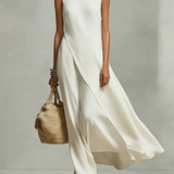 Sleeveless Asymmetric Maxi Dress