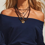 Women's Off-Shoulder Belted Top