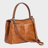 Minimalist Turn-Lock Flap Handbag