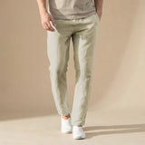 Men's Elastic Waist Regular Fit Trousers