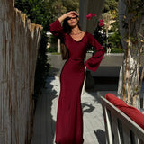 Long Sleeve Maxi Dress