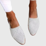 Woven Orthopaedic Slingback Flats
