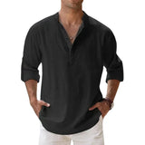 Relaxed Fit Henley Shirt