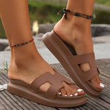 Orthopedic Platform Slide Sandals