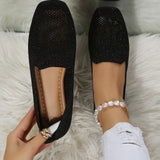 Orthopedic Knit Slip-On Flats