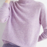 Mock Neck Knit Pullover