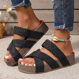 Orthopedic Leather Slide Sandals