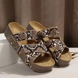 Orthopedic Leather Slide Sandals