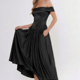 A-Line Ankle Length Cap Sleeve Bridesmaid Dress
