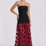 Women's A-Line Wedding Guest Maxi Dress