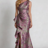 Mermaid Floor Length Mother of the Bride Dress