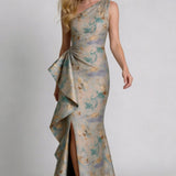 Mermaid Floor Length Mother of the Bride Dress