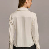 Collared Button Down Blouse