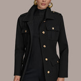 Belted Military Blazer