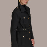 Belted Military Blazer
