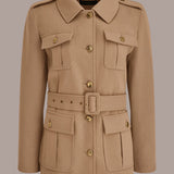 Belted Military Blazer