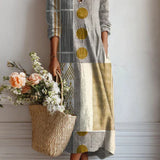 Bohemian Geometric Block Dress