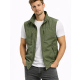 Men's Zip Up Stand Collar Gilet