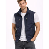 Men's Zip Up Stand Collar Gilet