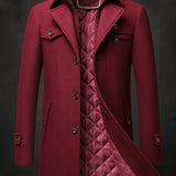 Double-Layer Collar Winter Coat