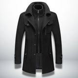 Slim Fit Layered Winter Coat