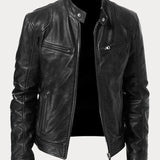 Casual Stand Collar Zip-Up Jacket