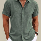 Short Sleeve Button-Up Shirt