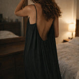 Open-Back Lounge Dress