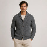 Men's Shawl Collar Cardigan