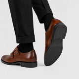 Men's Double Monk Strap Loafers