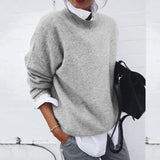Loose Fit Knit Pullover