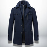 Slim Fit Layered Winter Coat
