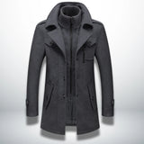 Slim Fit Layered Winter Coat